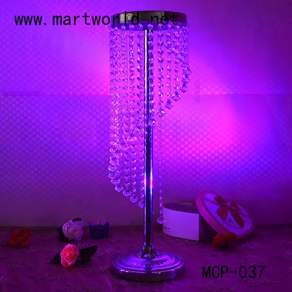 sale Wedding crystal on Sale , mental with crystal curtain wedding centerpiece for wedding &event decoration (MCP-037)
