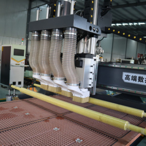 Enrutador CNC multihusillo 1328/1330 con certificación CE, grabado anidado para paneles de madera, Equipo de mesa de vacío de Control NC Studio Mach3 - Product Image 4