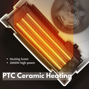JINLING banyo ısıtıcısı tavan Remoto kontrolü ile monte 2000W PTC hızlı ısıtma 2 in 1 havalandırma fanı - Product Image 3