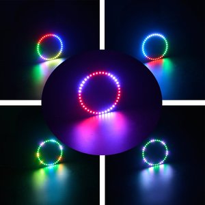24Leds รอบนำแหวนแสงดิจิตอล SK6812วงกลม LED แหวนวงกลมแสง RGBW สีเมจิก