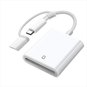 Plug and Play Dual Connectors 2/<strong>3</strong> in 1 SD PD TF OTG Memory Card Reader <strong>Adapter</strong> for iPhone iPad Trail Camera Android Mobile Phone - Product Image 3