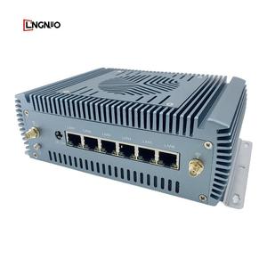 Scatola di rete industriale ad alta velocità-PC Intel 11a generazione I5-1135G7 6x2.5G LAN 4K HD ventola di raffreddamento-40 °C ~ 80 °C Computer incorporato - Product Image 2