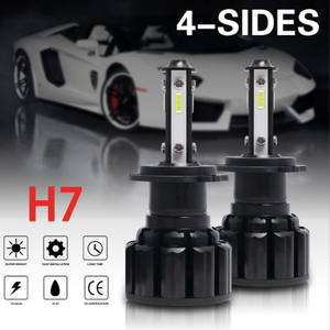 Auto LED headlights auto modification cross-border overseas warehouse distribution new <strong>CSP</strong> imported chips - Product Image 2