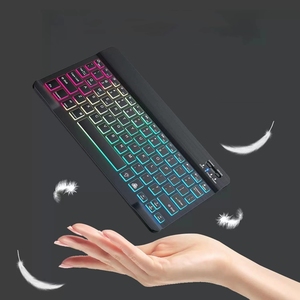 <strong>Customized</strong> Language Wireless RGB <strong>Keyboard</strong> Mobile <strong>Computer</strong> Tablet Universal All in One Luminous <strong>Keyboard</strong> and Mouse Set - Product Image 1