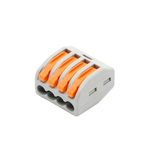 迷你快速电缆电线连接器通用紧凑型导体推入式双向接线端子 - Product Image 4