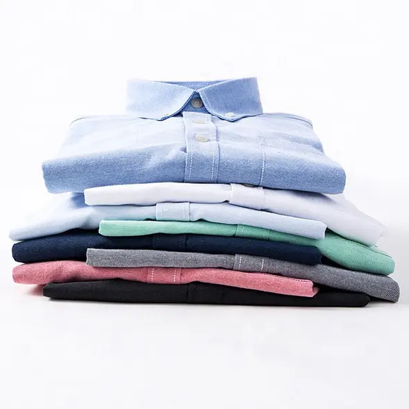 Camisas slim fit de 100% algodão, melhor qualidade, novo design, tamanho grande, para homens