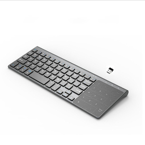 Slim2.4Ghz Wireless <strong>Touchpad</strong> <strong>Keyboard</strong> <strong>Mini</strong> <strong>Keyboard</strong> with <strong>Touchpad</strong>