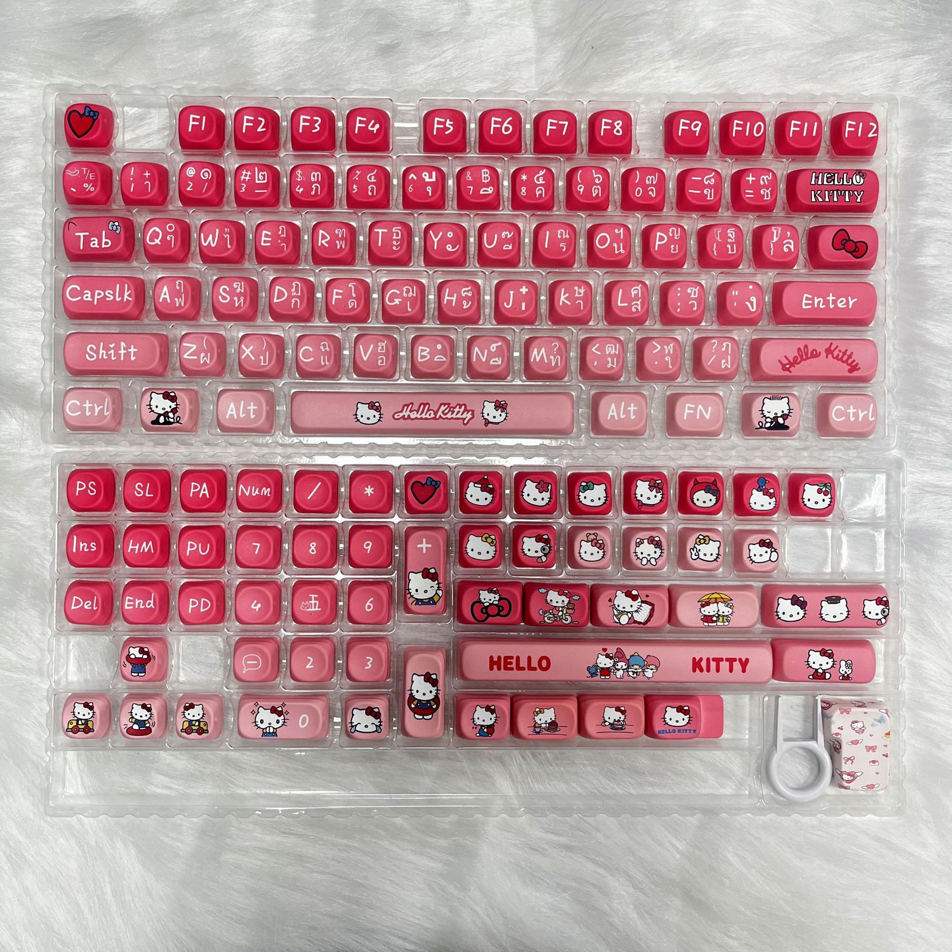 Hellokitty theme keycap--thai version