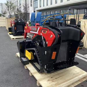 Minicargadora sobre orugas con motor EPA diésel de 25Hp, V1000, pista compacta, pequeña, pala cargadora, accesorio frontal - Product Image 5