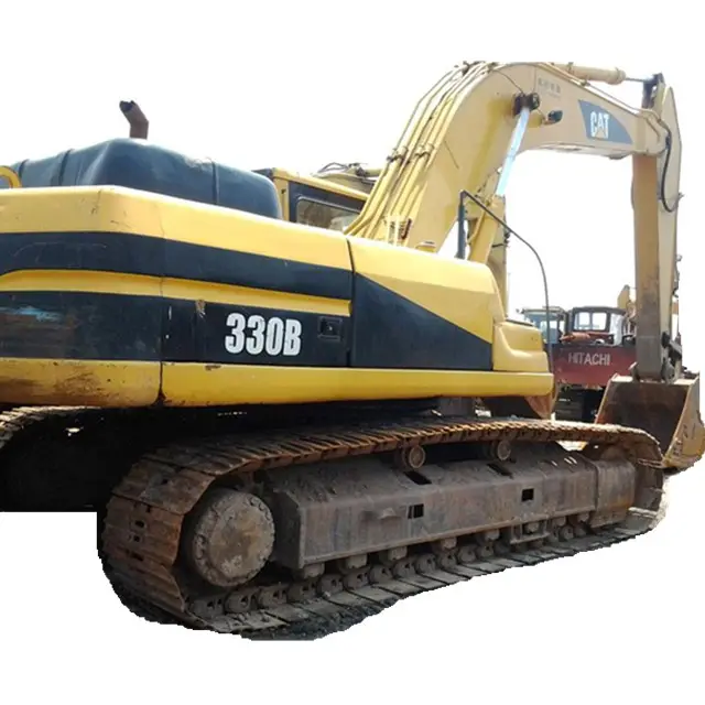 Excavadora hidráulica de segunda mano CAT 330B, maquinaria de construcción, en buen estado de trabajo, en stock