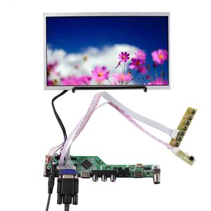 Hd-Mi Vga Av Usb Rf液晶テレビメインボードLvdsスクリーンケーブル10.1 "1366X768オートバイ用ディスプレイスクリーン液晶ディスプレイ - Product Image 2