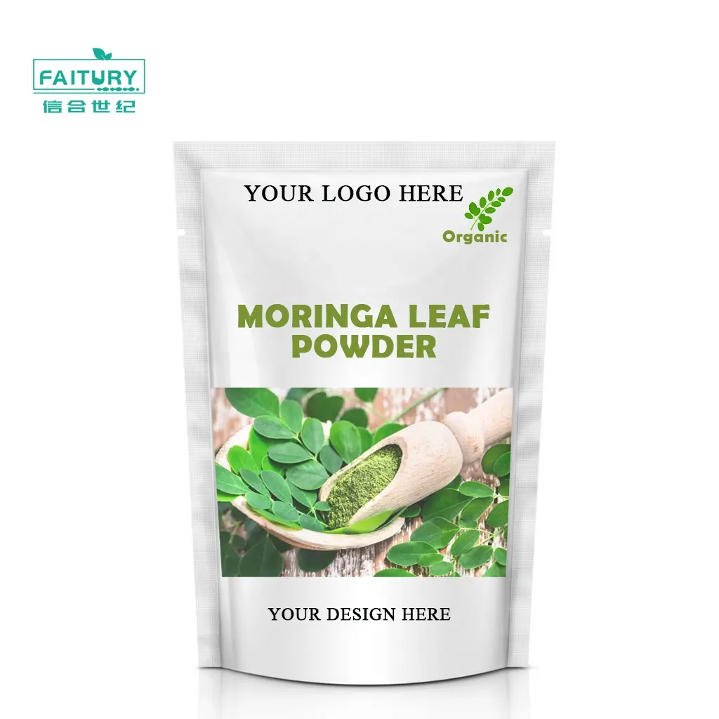 OEM Food Grade Superfood Moringa capsule Moringa Oleifera Leaf Powder polvere di moringa organica