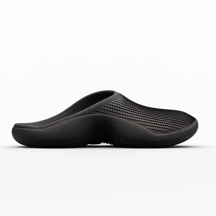 Tech Style Custom Design Rapid Prototyping 3D Printed Mules with Foamed Elastic TPU Material