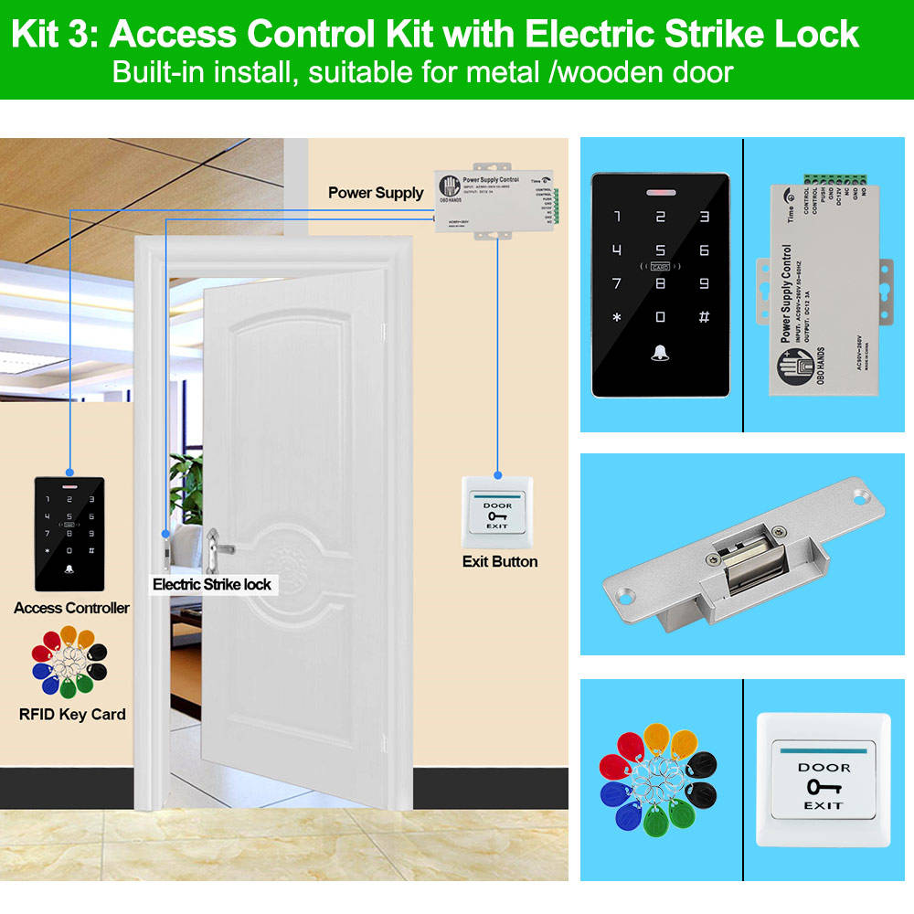 Kit3-serrure à frappe