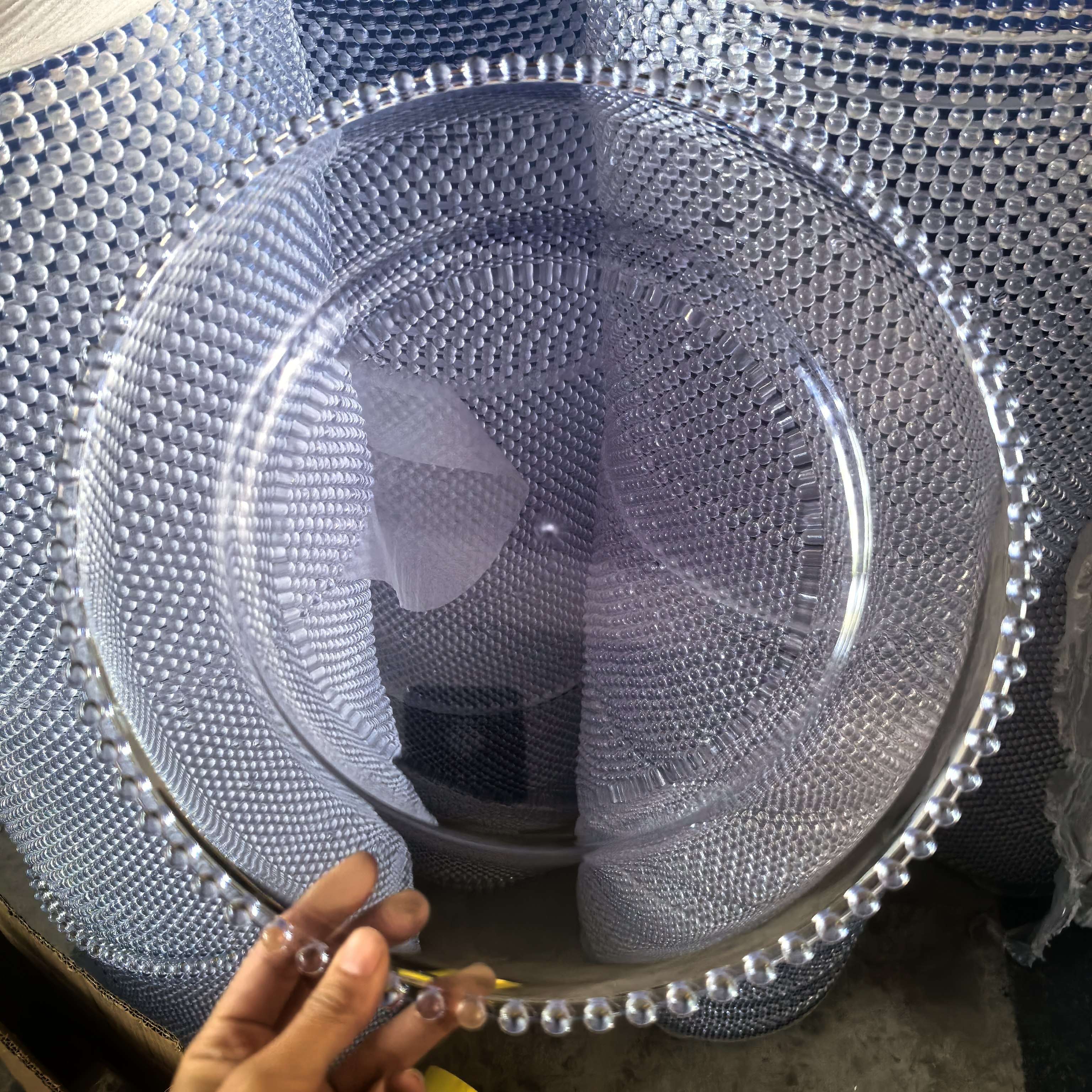 Clear beads