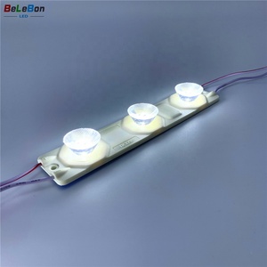 DC12V 3leds 3w 6w สีขาว 6000K 6500K 9000K 36 องศาการสปอตไลท์เลนส์พลังงานสูงด้านข้าง led โมดูลสําหรับขนาดใหญ่คู่ด้านข้างกล่องไฟ - Product Image 2