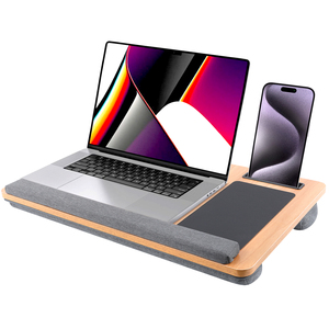 طاولة لابتوب محمولة D-08028 مع وسادة ناعمة وحامل للهاتف المحمول - Product Image 2