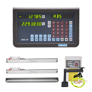 Lettura digitale Dro a 2/3 assi con codificatori a scala lineare ottica/strumenti di misurazione elettronici per tornio e fresatrici - Product Image 1