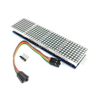 MAX7219 4-in-1-Array-LED-Anzeigemodul 5V Blau Rot Grün 8*8-Steuer modul mit 5P-Kabel für Punktmatrix-Anzeige - Product Image 5