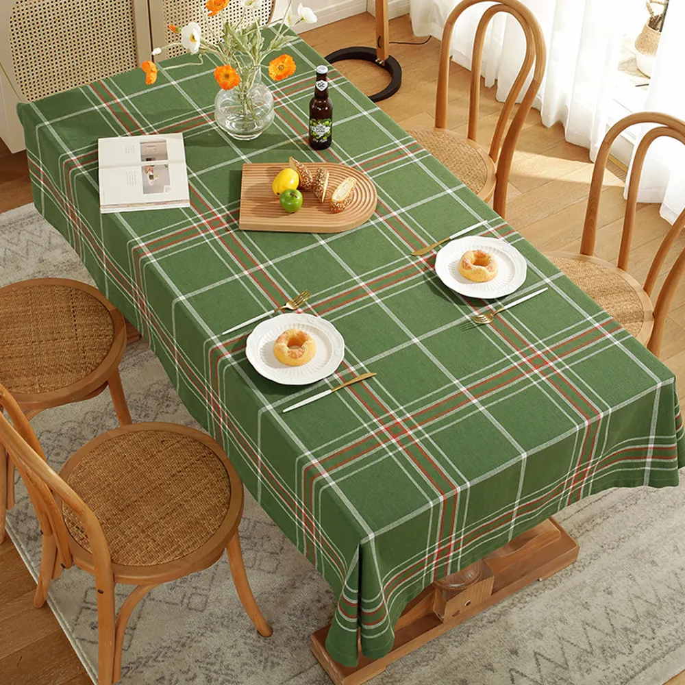 Checkered pattern customized tablecloths table cloths table linen home wedding hotel party restaurant decoration