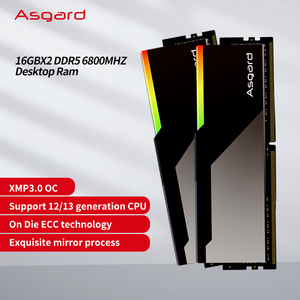 ใหม่ DDR5 ram Asgard 32gb (16GX2) ชุด rgb ram ddr5 6800mhz 7200mhz ระบายความร้อนด้วยน้ํา X.M.P 3.0 เดสก์ท็อป ddr5 ram - Product Image 3
