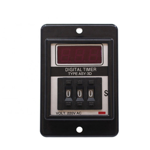 ASY-3D AC220V güç gecikme zamanlayıcı zaman rölesi 1-999 saniye ve taban - Product Image 2