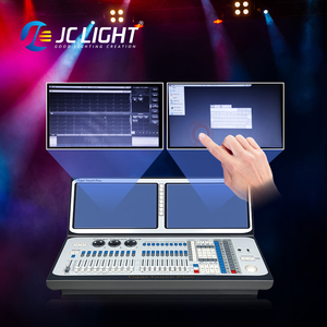 Jc-Consola de iluminación táctil Tiger Dual Screen, controlador Dmx Tiger Touch 2, pantalla LCD, Titan Tiger Touch, controlador Dmx