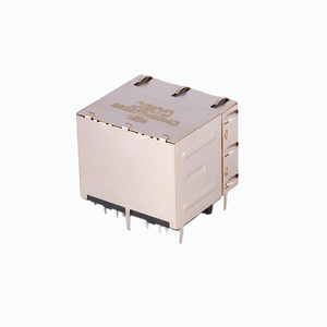 Factory-Priced Gigabit <strong>Ethernet</strong> Connector Module 2x2 1000BASE-T 4-Port RJ 45 Shield Stack <strong>Ethernet</strong> Connectors - Product Image 3