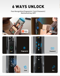 UNITK porta anteriore TUYA wifi citofono riconoscimento del volto smart serratura della porta con la macchina fotografica e wifi - Product Image 4