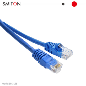 Cat5 UTP跳线，带短RJ45插头通信电缆产品 - Product Image 5