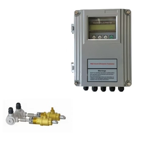 TSONIC DN25 Cálculo de flujo grande RS485 LCD Medidor de flujo digital Medidor de PVC Sensor de flujo de resistencia ácida 1% Precisión - Product Image 1