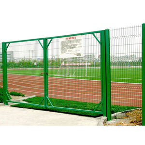 Modern tasarım tek kapı ev ve bahçe için galvanizli veya pvc kaplamalı çit kapısı