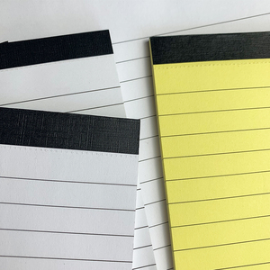 Tear Away Bloc de notas Papel perforado Wide Ruled 80GSM Papel grueso Premium Almohadillas legales Tabletas de escritura Blocs de notas personalizados para oficina - Product Image 4