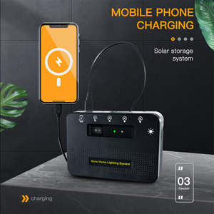 便携式太阳能家用电源太阳能系统照明太阳能家用电话充电 - Product Image 4