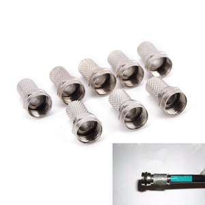 RG6 F连接器数字电缆端子连接器，用于有线电视螺丝插头SAT - Product Image 3
