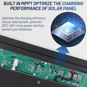 OEM ODM Ip65防水迷你20w电源DC12V/6V/9V/5V Mppt面板太阳能电源，内置Lifepo4 Pack控制器 - Product Image 4