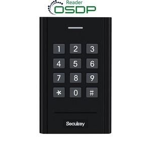 Secukey da esterno IP66 impermeabile lettore di tastiere in plastica OSDP più schede RFID 125KHz e 13.56MHz lettore OSDP RFID - Product Image 1