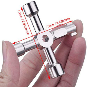 Jutye 4-Way çok fonksiyonlu elektrikli su gazı için anahtar metre kutusu dolap dolabı açılış anahtarı - Product Image 6