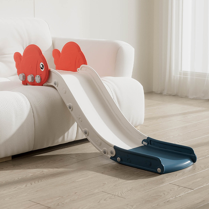 Red-blue fish shape