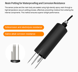 Widely Use Modbus 4-20mA <strong>arduino</strong> Electrical Conductivity EC <strong>Temperature</strong> PH <strong>Humidity</strong> Lora Soil Moisture Tester Meter <strong>Sensor</strong>