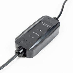 CE IP67 120 V 47-63Hz akım ayarlama tipi A RCD SAEJ1772 gösterge ışığı taşınabilir elektrikli araba pil şarj cihazı - Product Image 2