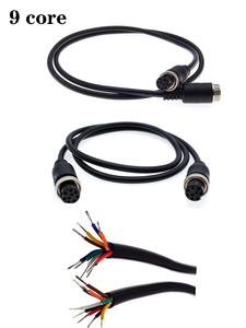 Özel dairesel uzatma GX16 bağlayıcı havacılık erkek kadın sensör kablosu 2 3 4 5 6 7 8 9 10 çekirdek Pin fiş kablosu 1m - Product Image 3