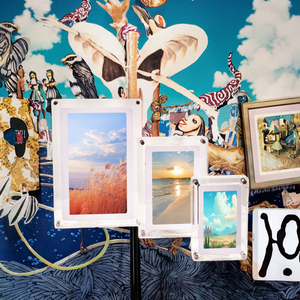 Oem 10 inch IPS màn hình video âm thanh Máy nghe nhạc đồng hồ trong suốt Acrylic 32GB Bộ nhớ Wifi Khung ảnh kỹ thuật số MP4 MP3 Video phát lại - Product Image 2