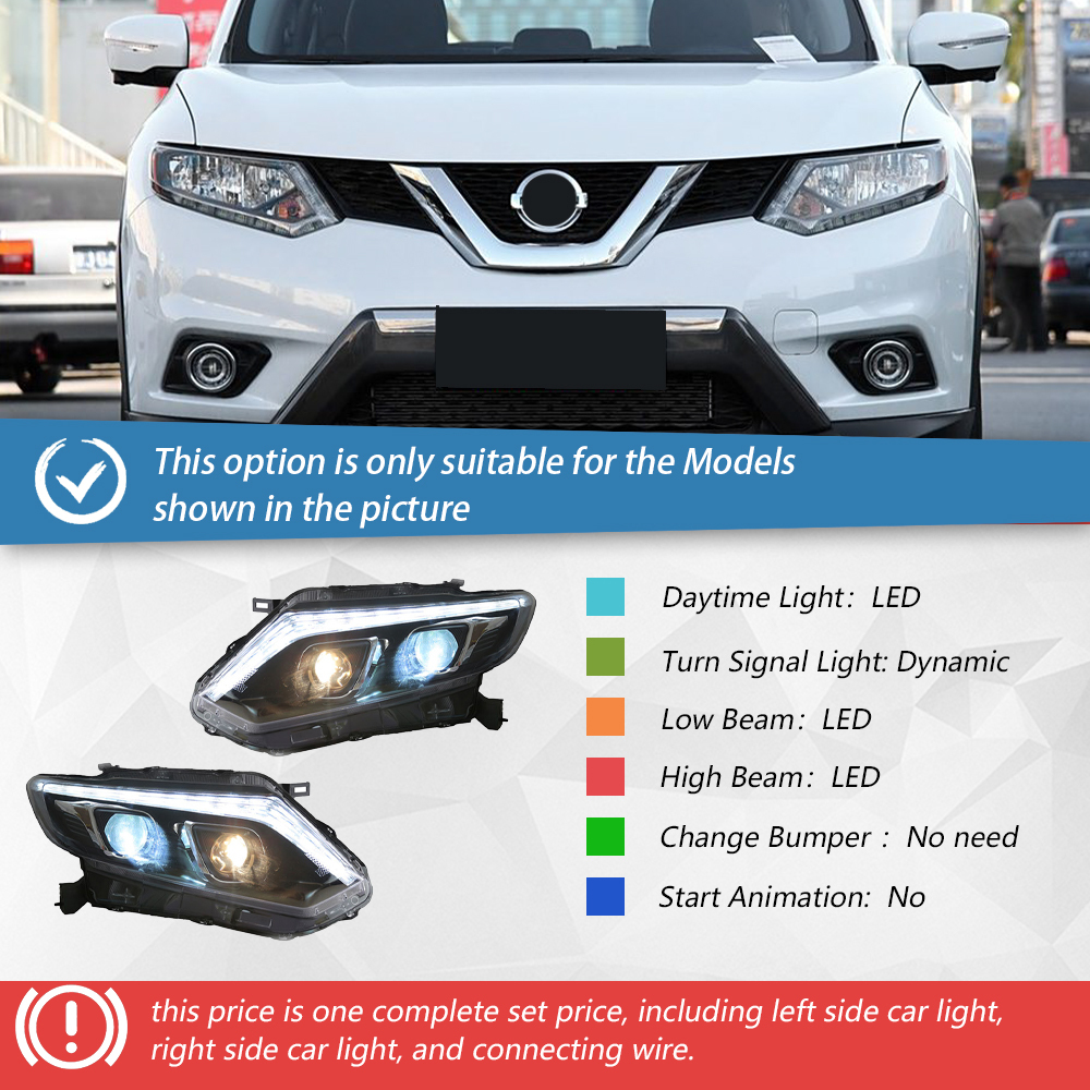 Headlights one set
