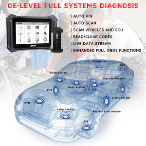 2025เครื่องสแกนวิเคราะห์รถยนต์ OBD2 V6มืออาชีพกุญแจ immo แบบสองทิศทางเครื่องอ่านรหัสบลูทูธในคลังสินค้าที่ใช้งานอยู่ในท้องถิ่น - Product Image 5