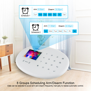 KERUI Tuya Wifi GSM sistema de alarma antirrobo para sistema de seguridad inalámbrico para el hogar PIR Detector Sensor de puerta cámara de red inteligente - Product Image 6