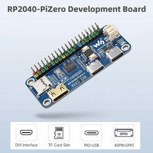 RP2040-PiZero Development Board <strong>Raspberry</strong> <strong>Pi</strong> RP2040 Dual-Core Processor 40PIN GPIO Header Compatible Kits