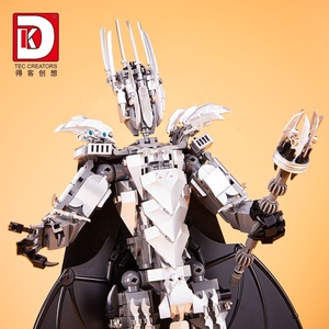 โมเดล3D ประกอบจาก DK6007ของเล่นสำหรับเด็กทำจากอิฐขนาดเล็กแหวนมหัศจรรย์แห่งวงแหวนของตึกของเล่นสำหรับเด็ก - Product Image 4