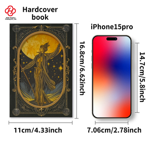 Bán chạy nhất xách tay máy tính xách tay với Dreamy Moon Magic Wand bìa cứng bìa cứng Nhật Ký ràng buộc trong may bìa giấy trong Stock-B6 - Product Image 6