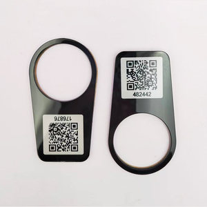 Código QR personalizado Número de serie código de barras Número de serie PVC acrílico de alta calidad impermeable y resistente a los arañazos código QR